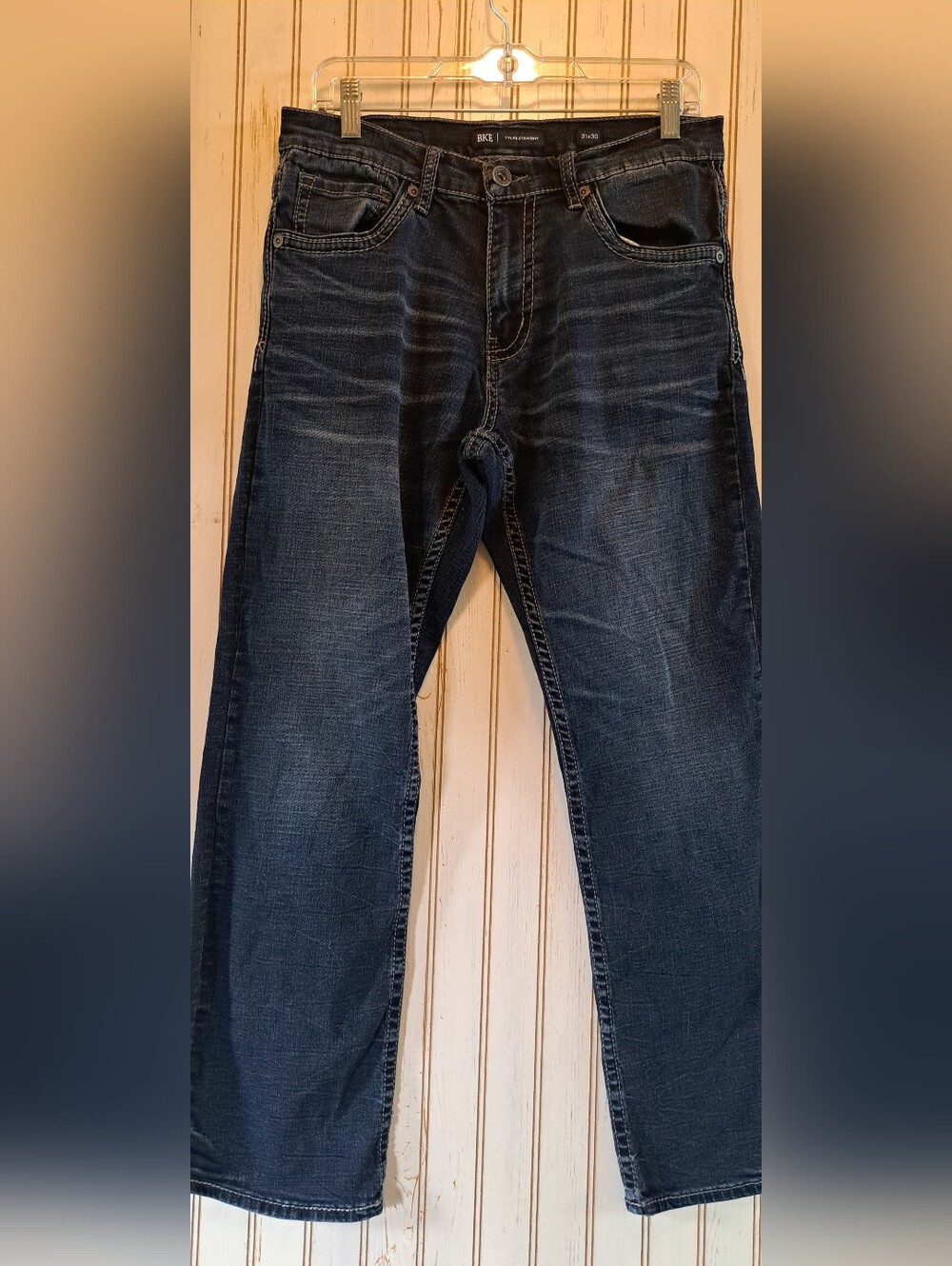Mens Buckle BKE Tyler Straight Leg Jeans Size 31 x 29 Stretchy Cowboy Western - Picture 3 of 8